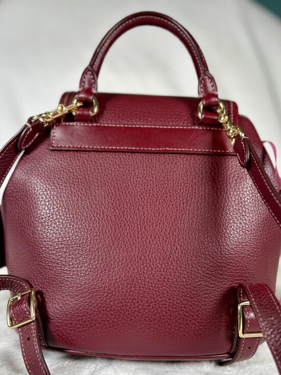 Coach Hadley Backpack in Deep Burgundy main image 6